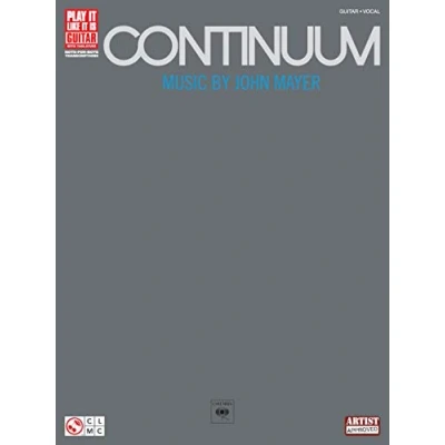 Abbildung von Continuum (Play It Like Is Guitar): Songbook, Tabulatur: Guitar Recorded Versions: Guitar/ Vocal