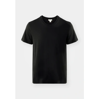 Abbildung von Calvin Klein Jeans Smooth Solid Vneck TEE Tshirt basic, Herren, Größe: XXL, Black