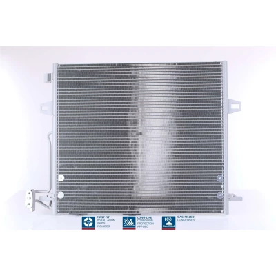 Abbildung von NISSENS 940066 Klimakondensator mit Trockner Aluminium 587 R 134a MERCEDES BENZ: ML Class
