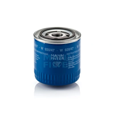 Abbildung von MANN FILTER W 920/47 Ölfilter M 20 X 1.5 mit einem Rücklaufsperrventil Anschraubfilter JEEP: Cherokee II, CJ5 CJ8 Off Road Convertible