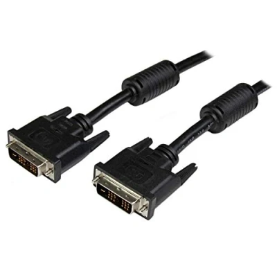 Abbildung von StarTech.com 5m DVI D Single Link Kabel, St/St, Monitorkabel, 1920x1200, Verbindungskabel/Anschlusskabel, Schwarz