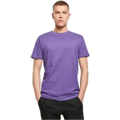 Abbildung von Build Your Brand Herren T Shirt Round Neck, ultraviolet, XXL