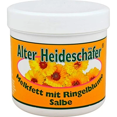 Abbildung von Melkfett mit Ringelblume Salbe von Alter Heideschäfer 250ml