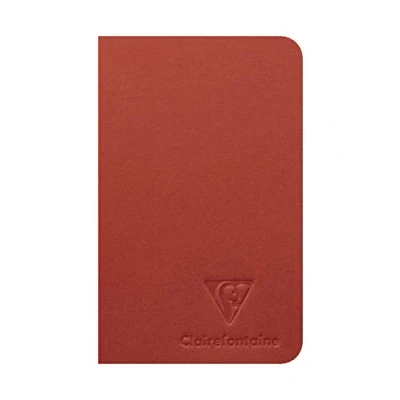 Abbildung von Clairefontaine 115659C ein Notizbuch Ingres, genäht, Fadenheftung, 48 Seiten, 7,5 x 12 cm, liniert, 90 g, Einband aus geripptem Papier, zufällige Farbe