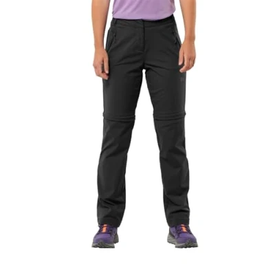 Abbildung von Jack Wolfskin Glastal Outdoorhose, Damen, Größe: 34, Black
