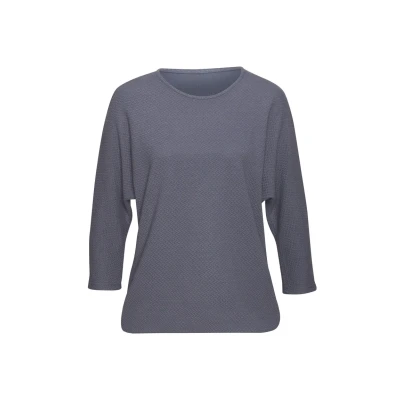 Abbildung von Vivance Langarmshirt »mit feinem Jacquard Muster«, aus pflegeleichter Qualität mit Viskose