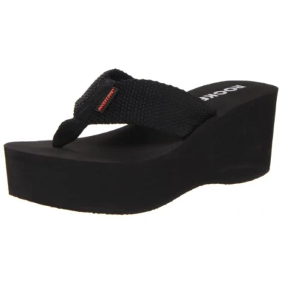 Abbildung von Rocket Dog Damen Crush Keilsandale, schwarz, 42 EU