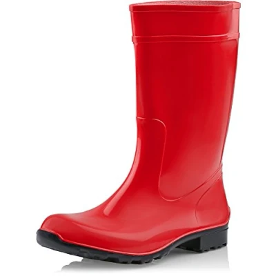 Abbildung von Ladeheid Gummistiefel, Damen, Größe: 36, Red/black Schuhe