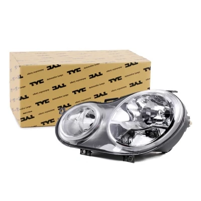 Abbildung von TYC 20 0386 05 2 Scheinwerfer links H7, H1 mit Elektromotor, Lampenträger VOLKSWAGEN: Polo IV Hatchback kfzteile, mister auto, atp autoteile,
