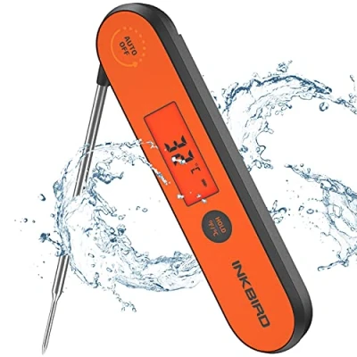 Abbildung von Inkbird Fleischthermometer, USB Wiederaufladbar Digital Fleischthermometer IHT 1P, IPX5 Wasserfest Kochthermometer Küchenthermometer, Grillthermometer für Braten, BBQ, Baby Ernährung