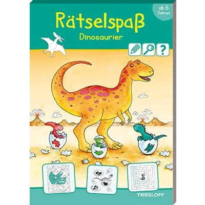 Abbildung von Rätselspaß Dinosaurier. Ab 6 Jahren (Rätsel, Spaß, Spiele)