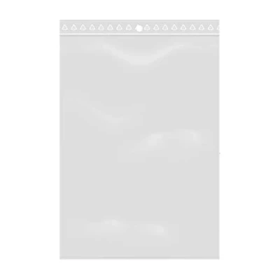 Abbildung von 100 Beutel mit Reißverschluss, wiederverschließbar, transparent, für Lebensmittel, Schmuck, Zubehör, Format 12 x 18 cm