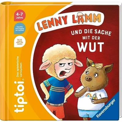 Abbildung von tiptoi® Lenny Lamm und die Sache mit der Wut, Gefühle Buch für Kinder ab 4 Jahre (Bildergeschichten über den Umgang Gefühlen)