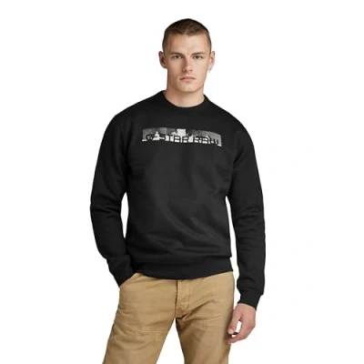 Abbildung von G Star Flight DECK BACK Sweatshirt, Herren, Größe: XXL, Black