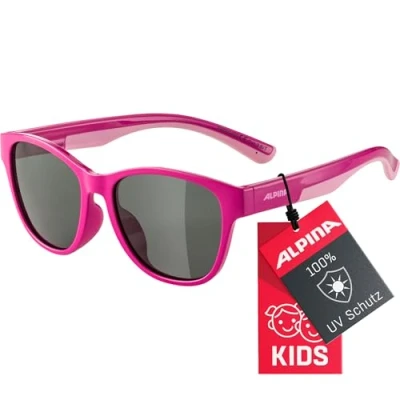 Abbildung von ALPINA FLEXXY COOL KIDS II Flexible und Bruchsichere Sonnenbrille Mit 100% UV Schutz Für Kinder, pink rose gloss, One Size