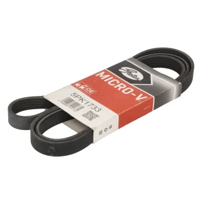 Abbildung von GATES 5PK1733 Keilrippenriemen 1733 5 Polyester, EPDM (Ethylen Propylen Dien Kautschuk) HYUNDAI: Getz, Matrix, KIA: Cerato Saloon