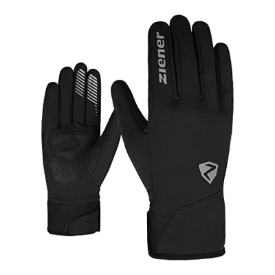 Abbildung von Ziener Unisex SMU 20 Bike 234 Fahrradhandschuhe, Winter Soft Shell, gepolstert, atmungsaktiv, Black, 9,5