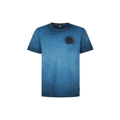 Abbildung von Petrol Industries Rundhalsshirt, mit Logo Stickerei