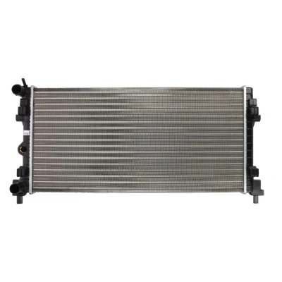 Abbildung von NISSENS 640012 Kühler, Motorkühlung Aluminium 650 322 34 Kühlrippen mechanisch gefügt SKODA: Fabia 2, Rapid Hatchback, SEAT: Ibiza 4