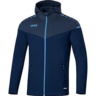 Abbildung von JAKO Unisex Kinder Champ 2.0 Kapuzenjacke, marine/darkblue/Skyblue, 164 EU
