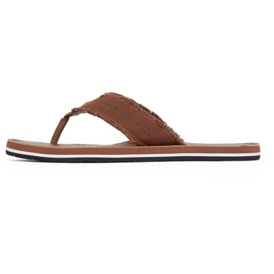 Abbildung von Tommy Hilfiger Hausschuh, Herren, Größe: 41, Winter cognac Schuhe
