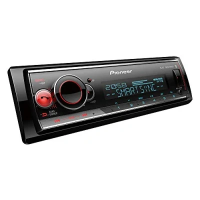 Abbildung von Pioneer MVH S520BT 1DIN Autoradio mit RDS halbe Einbautiefe deutsche Menüführung Bluetooth USB AUX Freisprecheinrichtung Smart Sync