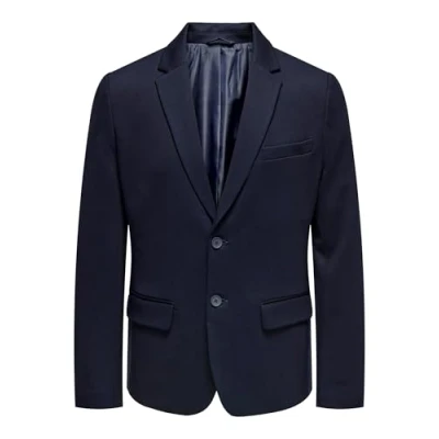 Abbildung von Only &amp; Sons Onsmark NOOS Sakko, Herren, Größe: Medium, Night sky