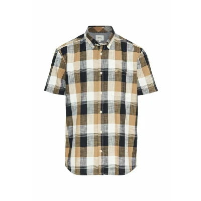 Abbildung von camel active Shortsleeve Hemd, Herren, Größe: Small, Wood