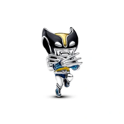 Abbildung von PANDORA Moments Marvel Wolverine Charm aus Sterling Silber, Kompatibel Armbändern, 793359C01
