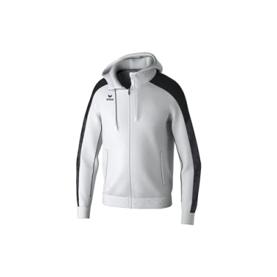 Abbildung von Erima Herren EVO STAR Trainingsjacke mit Kapuze (1032408), weiß/schwarz, S