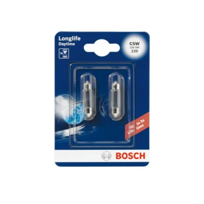 Abbildung von BOSCH 1 987 301 060 Glühlampe 12 5 C5W AUDI: A6 C6 Saloon, C4 A4 B6 BMW: 3 Touring, X3, VOLKSWAGEN: Golf 5, Bora Variant