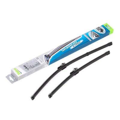 Abbildung von Scheibenwischer Valeo Silencio X.trm, Flat Blade Set 574641 vorne Rahmenlos Top Lock PEUGEOT: 308 SW 2, VOLKSWAGEN: Touran I
