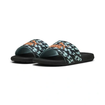 Abbildung von Puma COOL CAT Poised RACE Badesandale für Kinder, Größe: 39, Black orange Kunststoff