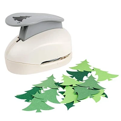 Abbildung von Ideen mit Herz Jumbo Stanzer Tannenbaum Motivstanzer Motivlocher für Papier Kreiere z.B. Grußkarten oder Geschenkanhänger zur Weihnachtszeit Ausstanzung: Ca. 4,3 cm x 4