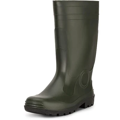 Abbildung von Ladeheid Herren PVC Gummistiefel LA 974 (Grün, 47 EU)