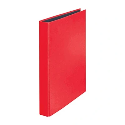 Abbildung von Original Falken YourColor Ringbuch. Made in Germany. 2 D Ring Mechanik DIN A4 Füllhöhe 25 mm rot Kalender Organizer Ordner Hefter Plastikordner ideal für Büro und Schule