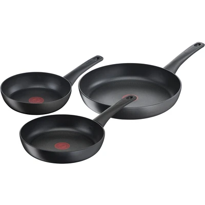 Abbildung von Tefal Pfannen Set »Ultimate On«, Aluminium, (Set, 3 tlg., Ultimate On Pfannenset tlg. (20, 24, 28 cm), Antihaftversiegelung, Temperaturanzeiger, Induktion