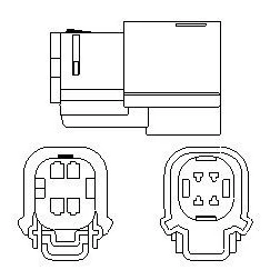 Abbildung von MAGNETI MARELLI 466016355179 Lambdasonde beheizt 4 FORD: FIESTA 6