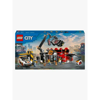 Abbildung von LEGO City 60472 Schrottplatz mit Autos