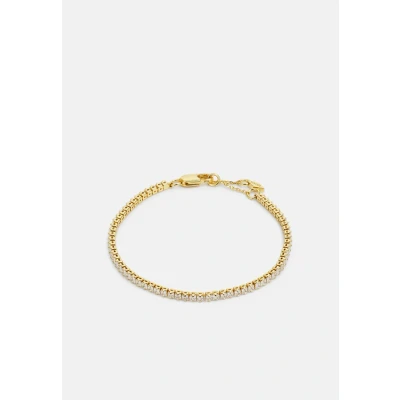 Abbildung von Fossil Damen Gliederarmband All Stacked Up Metall goldfarben, JA7214710
