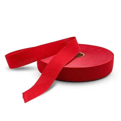 Abbildung von DOJA Barcelona Schrägband Meterware Rot Bias Tape Rollenpackung 100m Breite 50mm Polyester Weißes Einfassband für Nähen, Kurzwaren &amp; Nähband, Borten und Bänder zum Nähen