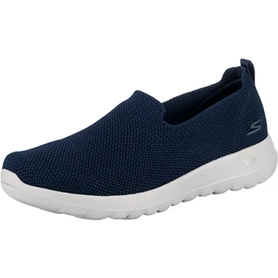 Abbildung von Skechers Damen Go Walk Joy Sensational Day Sneaker, Marineblau Weiß, 38.5 EU Weit