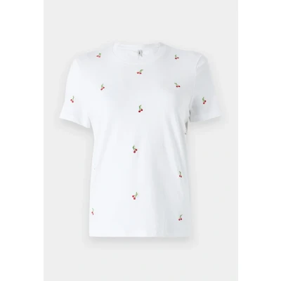 Abbildung von ONLY Onlketty Tshirt print, Damen, Größe: Small, Bright white