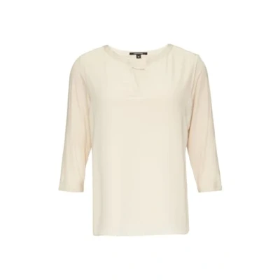 Abbildung von comma Langarmshirt, Damen, Größe: 38, Beige