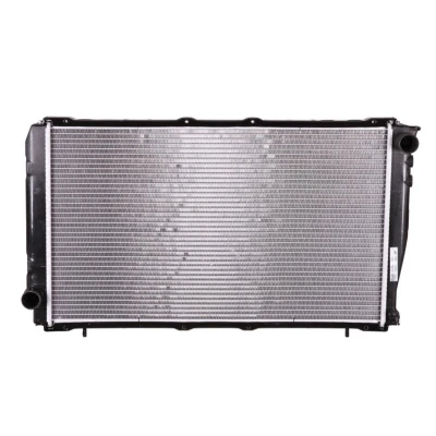 Abbildung von NISSENS 67740 Kühler, Motorkühlung Aluminium 670 388 26 Kühlrippen gelötet