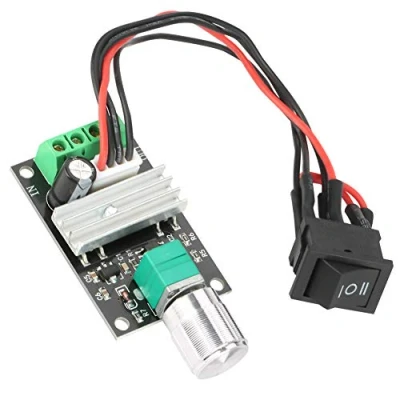 Abbildung von DC 6 V 12 24 3 A 80 W Motor Speed Controller (PWM) einstellbare Geschwindigkeit Treiber Umkehrung für kleine Heimwerkerarbeiten [energ Effizienzklasse