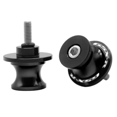 Abbildung von 2pcs CNC Montageständer Racingadapter Bobbins M8*1,5 Ständeraufnahme für GSXR 600 750 1000 (Schwarz)