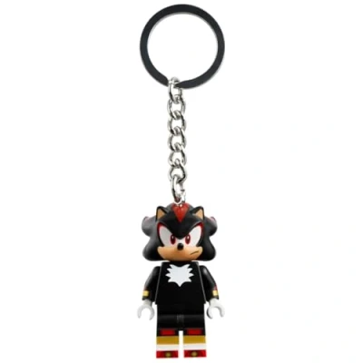 Abbildung von LEGO 854302 Shadow the Hedgehog Minifigur Schlüsselanhänger Schwarz Alter 6 Schwarz,