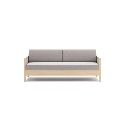 Abbildung von HESTBÆK Schlafsofa "Hestbæk 168 3-Sitzer, Bettfunktion, Breite 208cm, Komfortsitzhöhe 47cm" Umklappbar, Querschläfer, sehr komfortabel, Stauraum