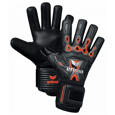 Abbildung von Erima Unisex Jugend FleX Ray Hardground Torwarthandschuh, fiery coral/schwarz, 4